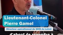 Inondations Loiret - le Commandant Pierre Gamel, SDIS 45