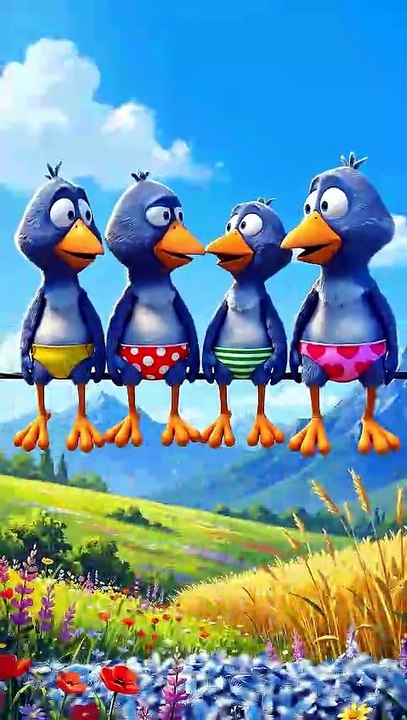 Caught off guard! 🐦😂 Talking Birds On A Wire Game