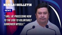 Jinggoy voluntarily surrenders to PNP-CIDG over arrest warrant for plunder case