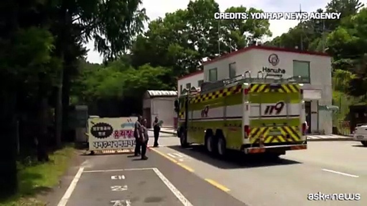Sudcorea, esplosione nello stabilimento Hanwha Aerospace: 5 morti