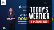 Today's Weather, 5 P.M. | June 1, 2026