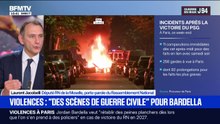 Débordements après le sacre du PSG: "Il faut condamner beaucoup plus fort les voyous", affirme Laurent Jacobelli (RN)