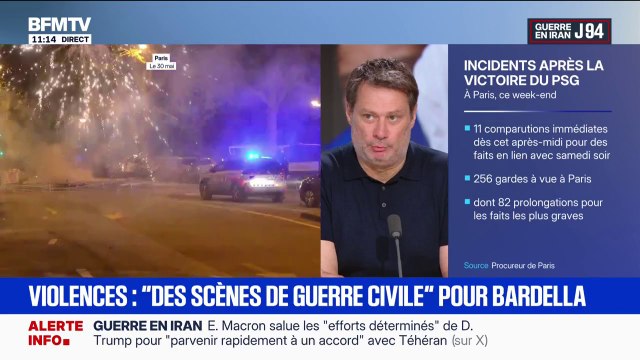 Débordements après le sacre du PSG: On subit ça depuis des années , déplore Rodolphe Borgniet, vice-président des associations des commerçants et artisans de Paris