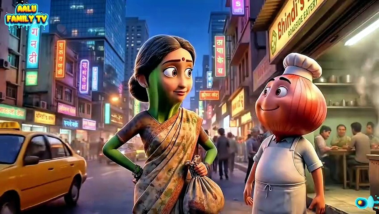 आलू को धोखा देकर अमीर टमाटर के साथ चली गई भिंडी 💔 | Hindi Cartoon Story