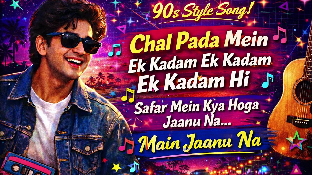 Chal Pada Mein Ek Kadam (Official) | New Hindi Song 2026 | 90's Jhankar Beat | Garage Band Studio