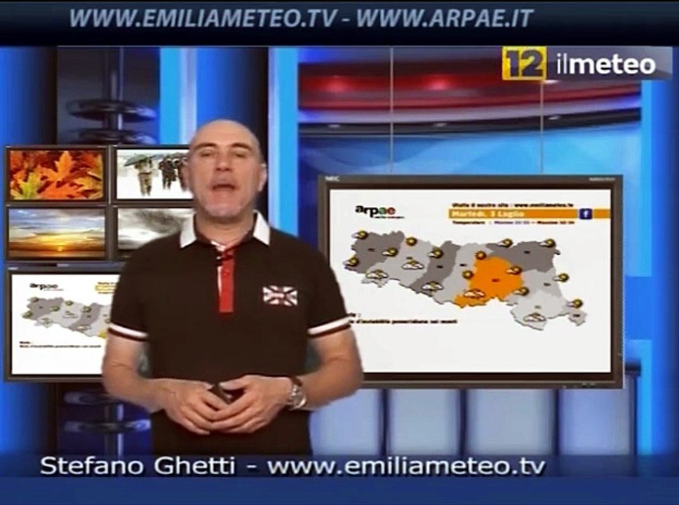 Previsioni meteo di martedì 3 luglio