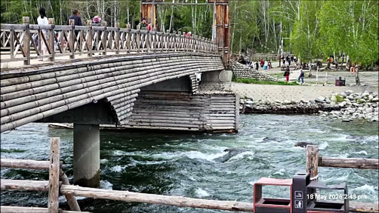 Scenic Hemu River - Northern Xinjiang