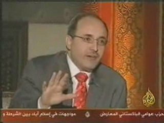 Latifa Arfaoui with Ghassan Ben Jddou Al Jazeera TV