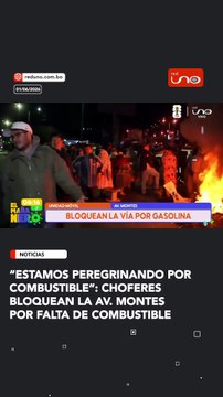 “Estamos peregrinando por combustible”: choferes Bloquean la av. Montes por falta de combustible