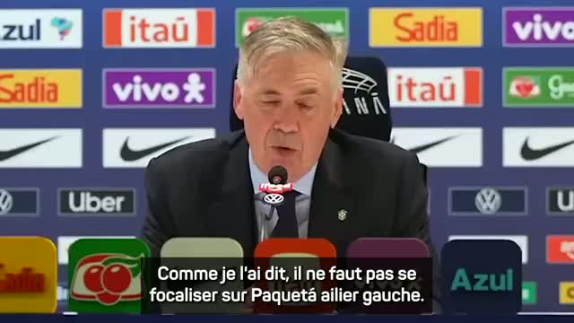 Brésil - Neymar au centre, qui jouera à gauche ? Ancelotti taquin avec les journalistes
