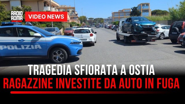 Tragedia sfiorata a Ostia: due adolescenti investite da un’auto in fuga