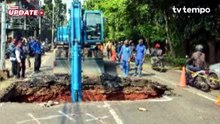 Jalan Lenteng Agung Menuju Depok Ditutup hingga Selasa Pagi