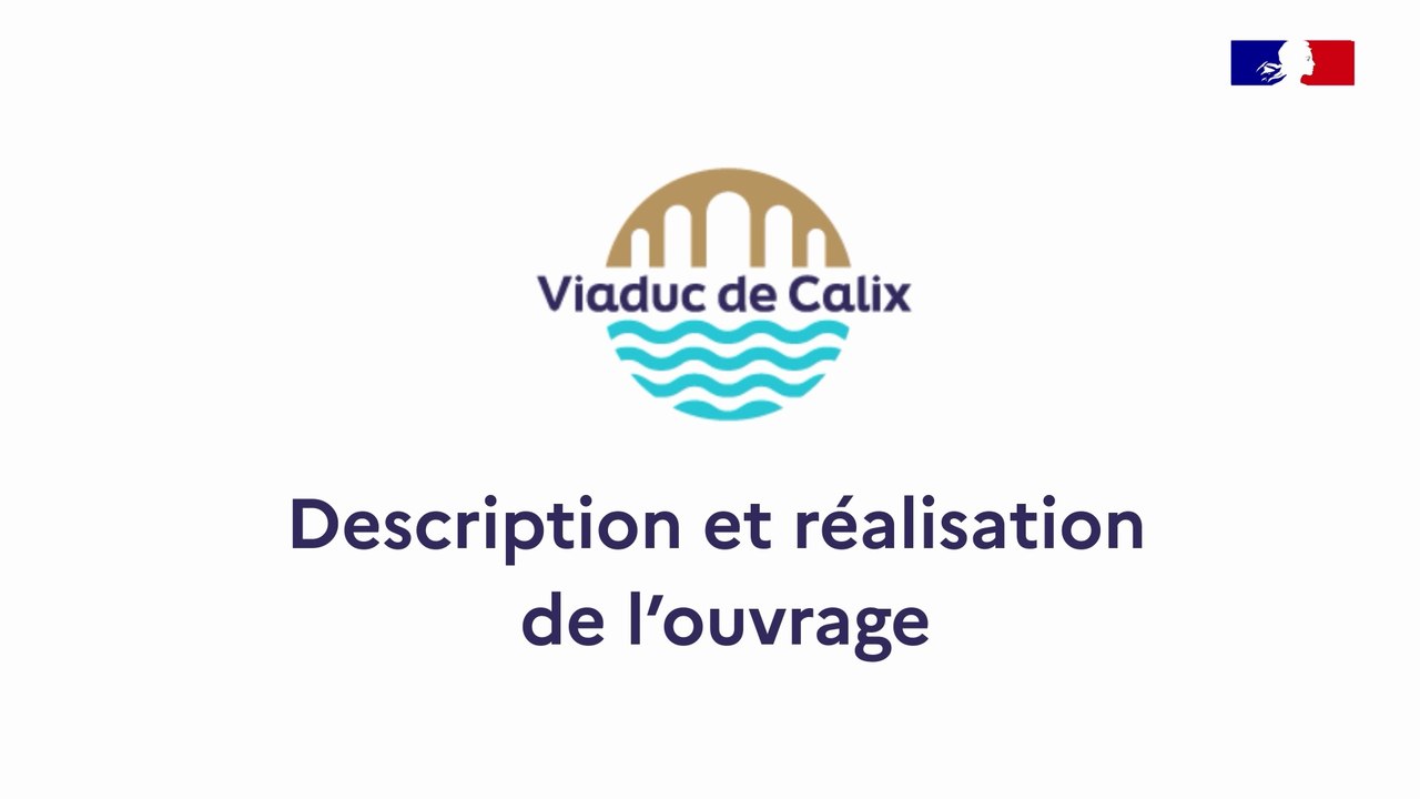 Description et réalisation de l'ouvrage