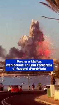 Paura a Malta, esplosioni in una fabbrica di fuochi d'artificio