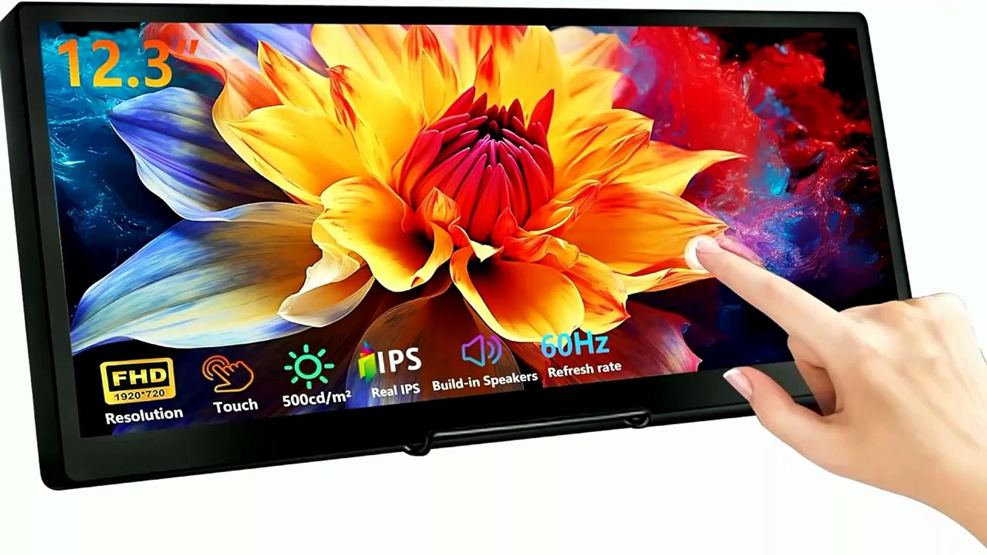 ディスプレイ・モニター LED DISPLAY 12.3インチ タッチスクリーン