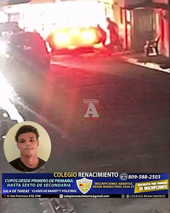 Video muestra incidente en el que fue ultimado joven la noche del domingo en SFM