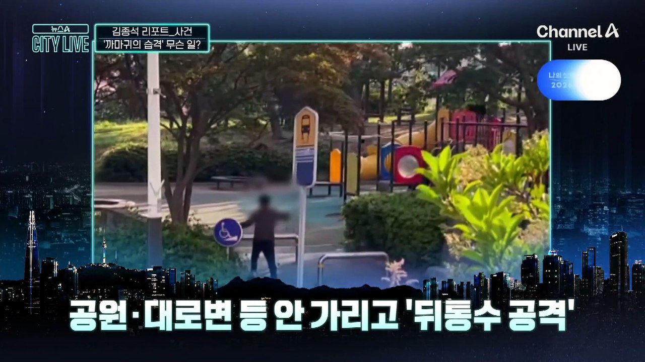 [김종석의 리포트]까마귀의 습격…“눈 마주치지 마세요”