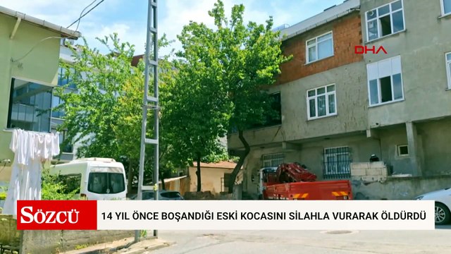 Sancaktepe'de 14 yıl önce boşandığı eski kocasını silahla vurarak öldürdü