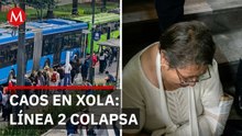 Metro Línea 2 colapsa en Xola: caos, lesionados y promesas de mejora en el servicio