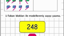 1.1- Modelleme İle Sayıların Gösterimi - 3. Sınıf Matematik #shorts