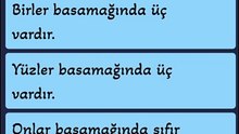 1.4- Sayılarda Basamak Adları - 3. Sınıf Matematik #shorts