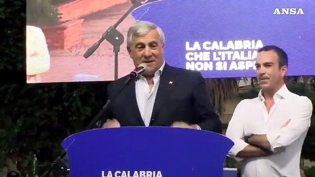 Calabria, Tajani: Straordinario successo di Occhiuto, scelta vincente di Berlusconi