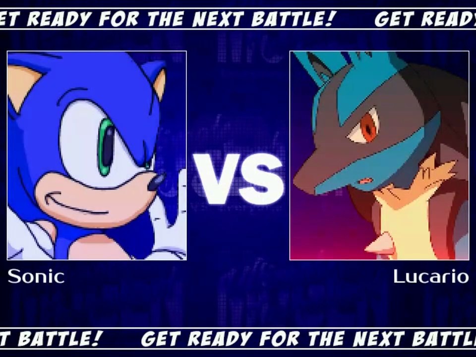 Sonic the Hedgehog vs. Lucario