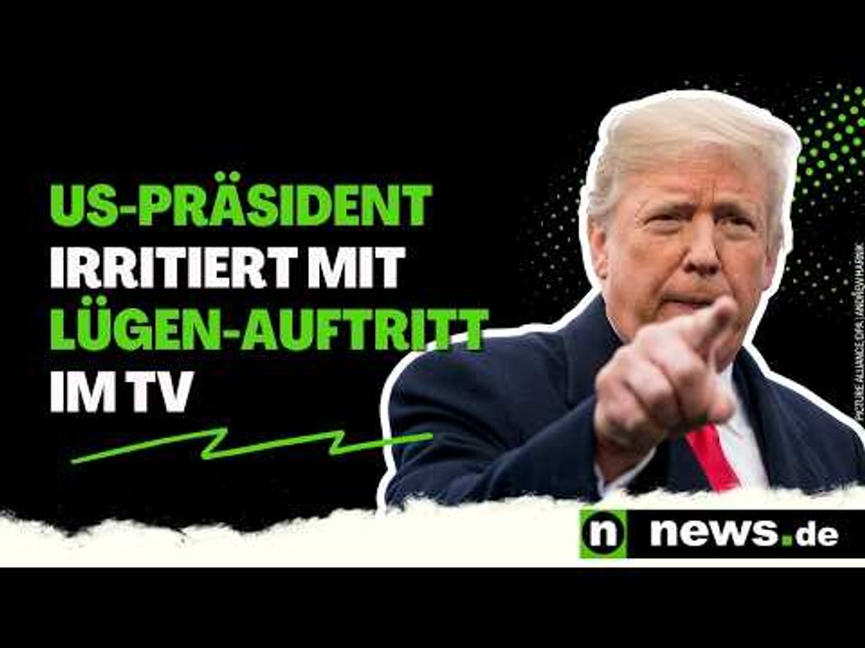 Donald Trump: US-Präsident irritiert mit Lügen-Auftritt im TV - und wird sofort verspottet