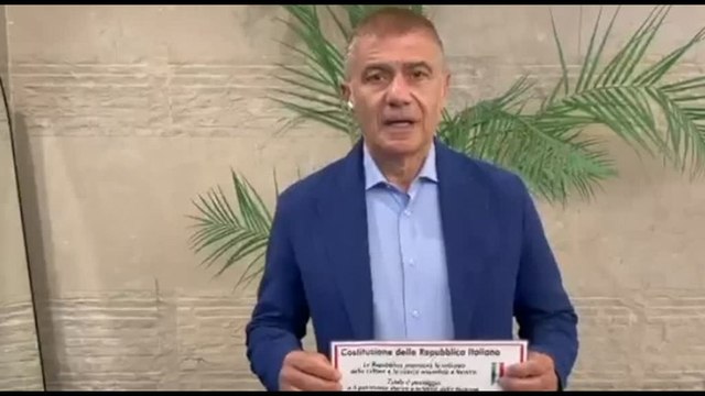 Pecoraro Scanio: Festa Repubblica ricordi ambiente in Costituzione