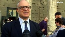Roma, Gualtieri: "Sintonia con forze democratiche ed europeiste"