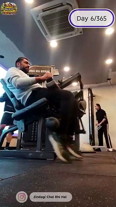 🔥 Day 6/365 – Gym Journey 💪 | Leg Day (No Mercy) 🔥 | ‪@ZindagiChalRhiHai‬