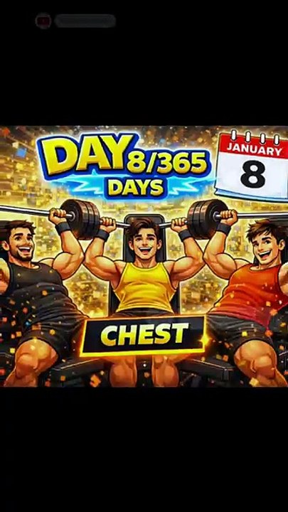 🔥 Day 8/365 – Gym Journey 💪 | Chest Day (No Half Reps) 🔥 | ‪@ZindagiChalRhiHai‬