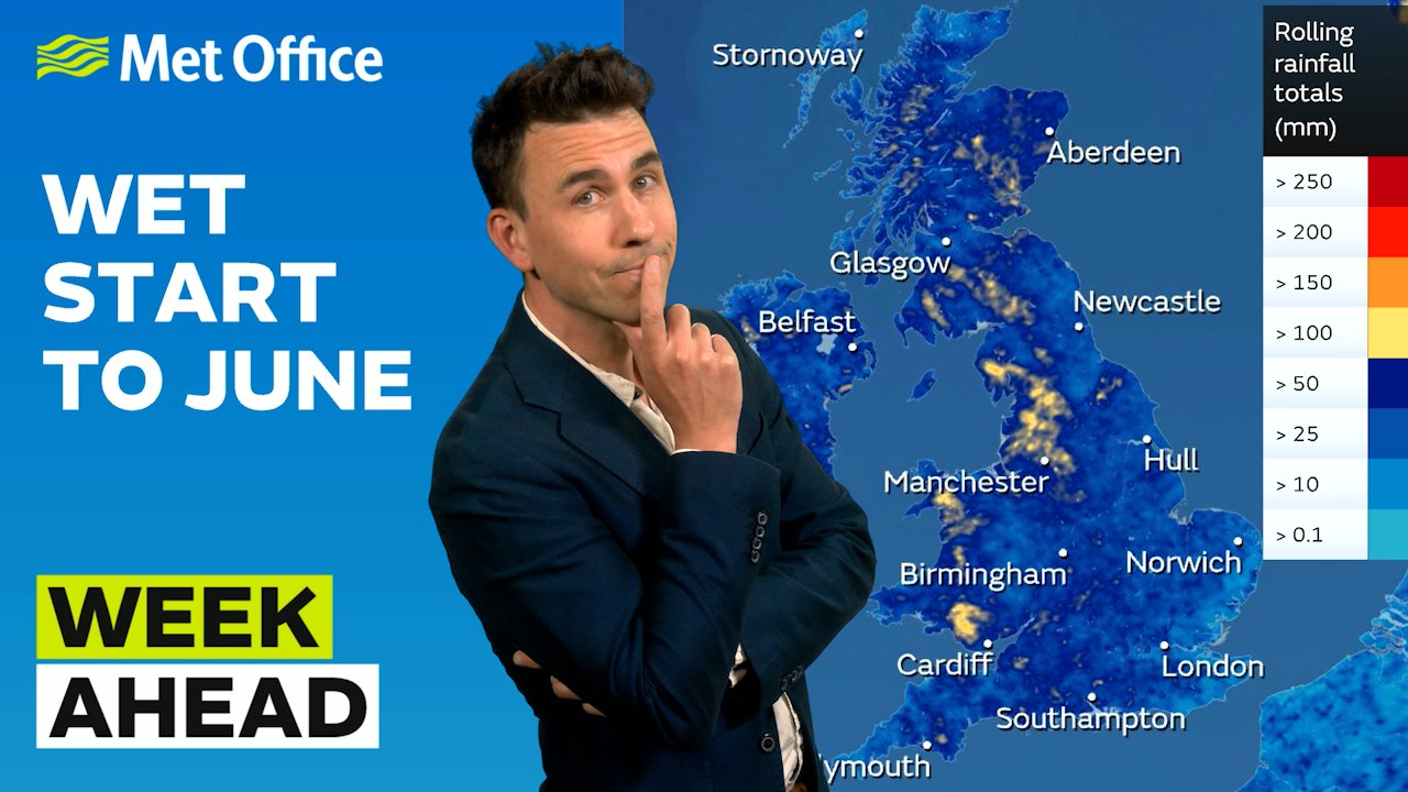 Week Ahead 01/06/2026 – Low pressure all week – Met Office weather forecast UK