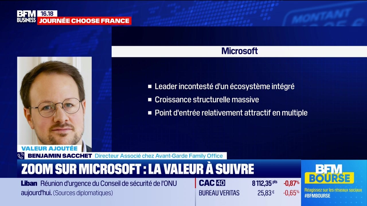 Valeur ajoutée : Ils apprécient Microsoft - 01/06