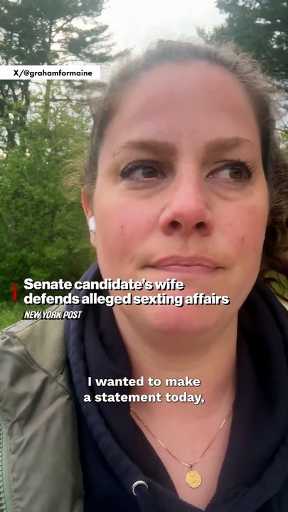 Senate candidate’s wife defends alleged affairs