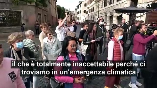 G20, il flash mob di Avaaz al Colosseo per il clima sulle note degli ABBA