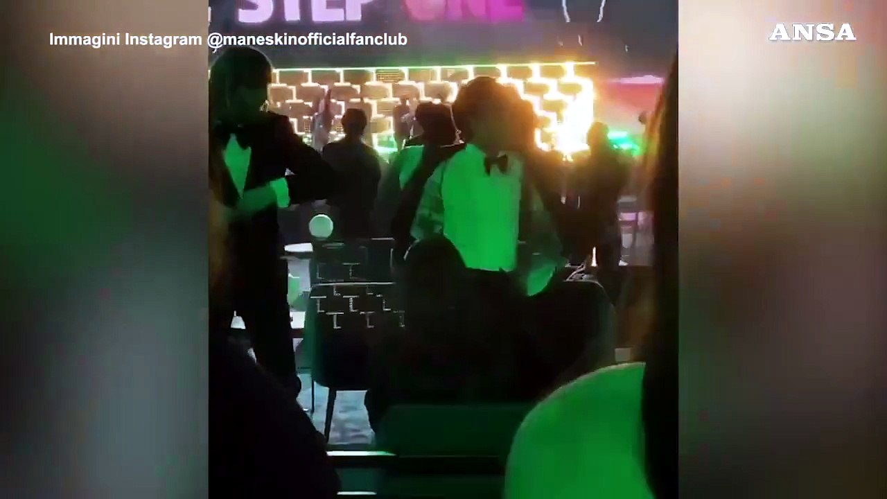 La preparazione e poi lo show sopra e sotto il...
