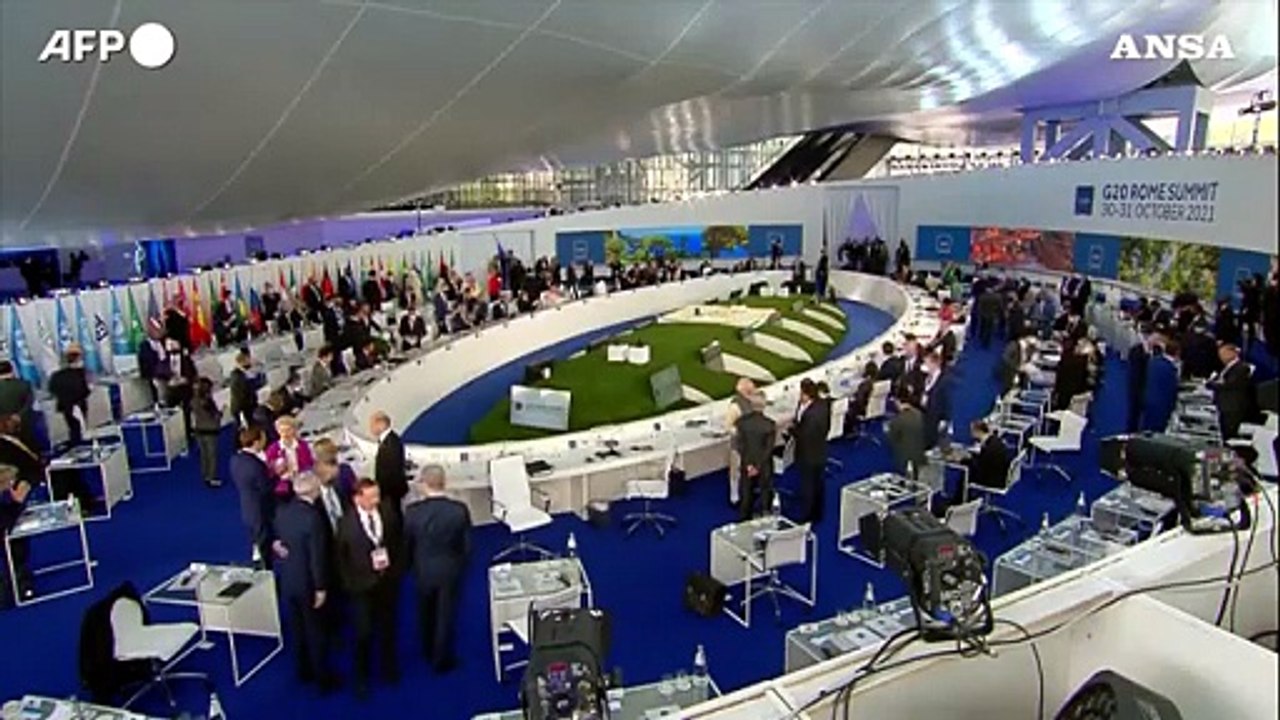 G20, Draghi: "Le decisioni di oggi avranno un impatto sul successo della Cop26"