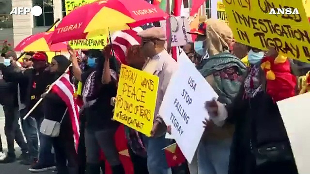Conflitto nel Tigray, flash-mob di protesta a Washington