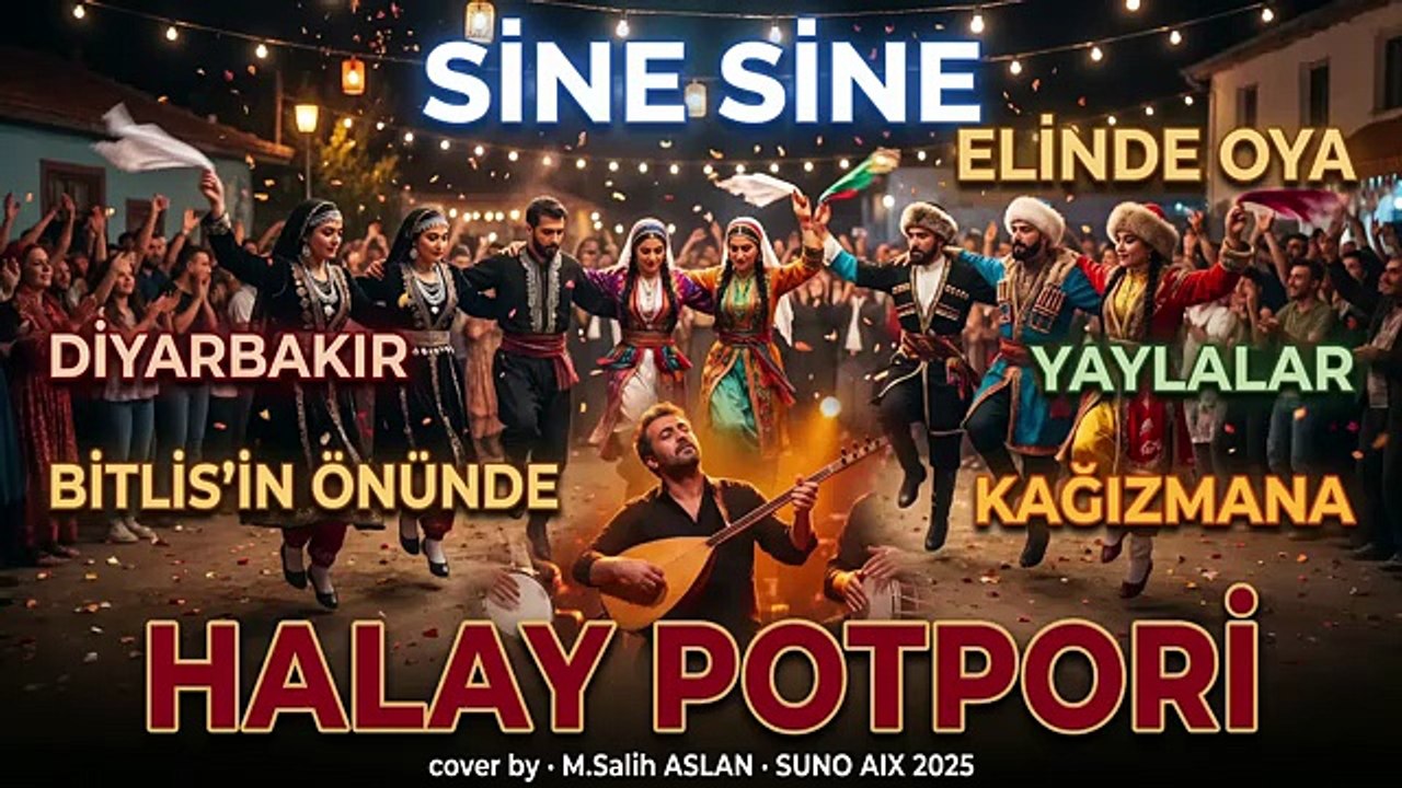 Sine Sine ✦ Elinde Oya ✦ Diyarbakır ✦ Yaylalar ✦ Bitlis 🥁 Halay Potpori | AI Cover 2026