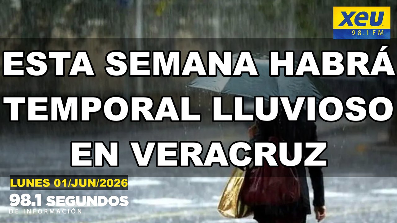 Esta semana habrá temporal lluvioso en Veracruz