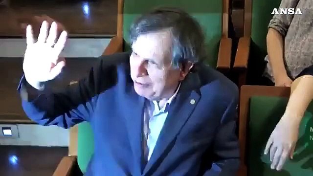 Parisi acclamato alla Sapienza dopo il Nobel: E' cambiato l'interesse nella scienza