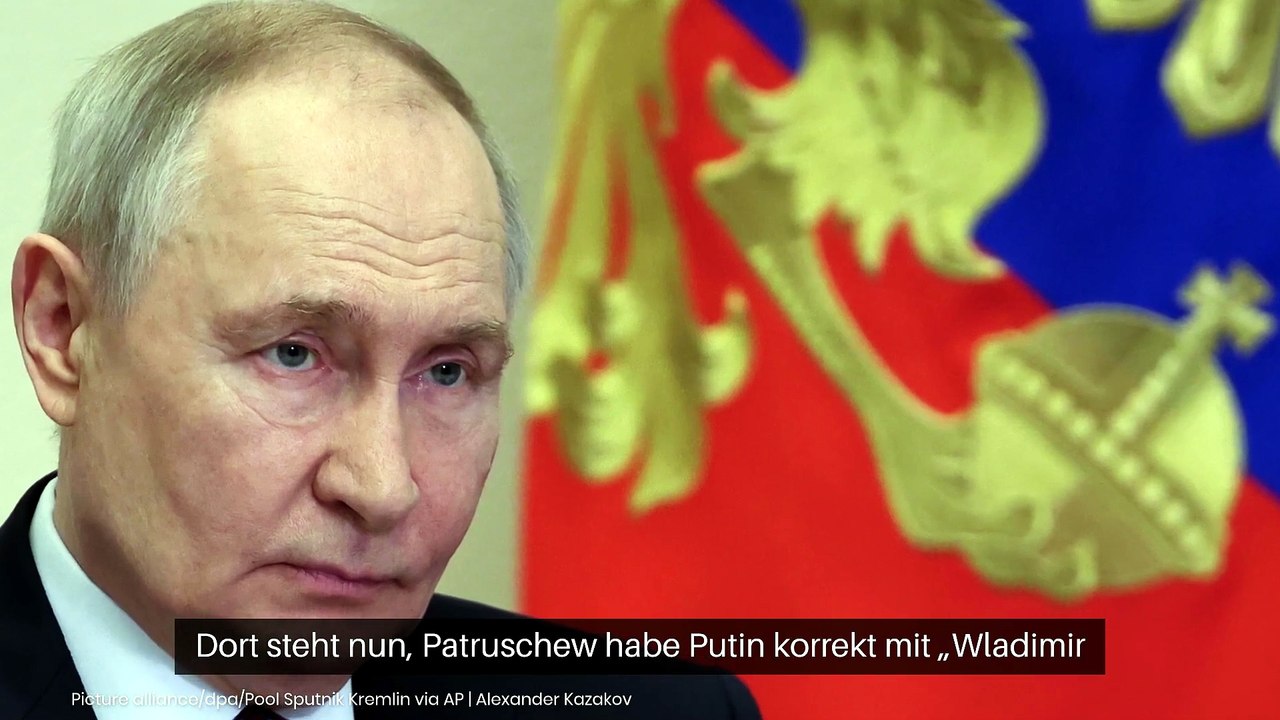 Wladimir Putin: Versprecher bei Kreml-Treffen schürt neue Doppelgänger-Spekulationen