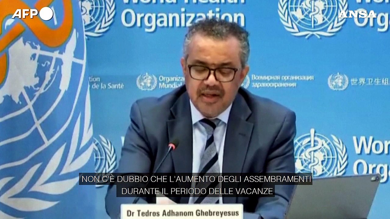 Covid, Oms: "Un evento cancellato e' meglio di una vita cancellata"