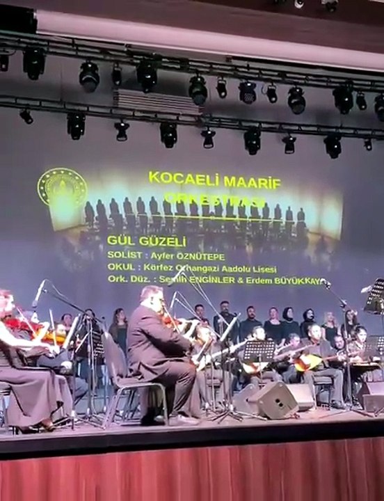 Kocaeli’de Maarif Orkestrası sahne aldı: Eğitim camiası aynı konserde buluştu