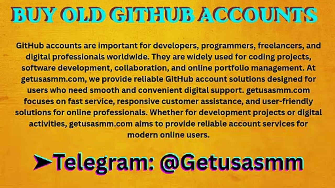 Guide to Buying Old GitHub Accounts: Tips for expart