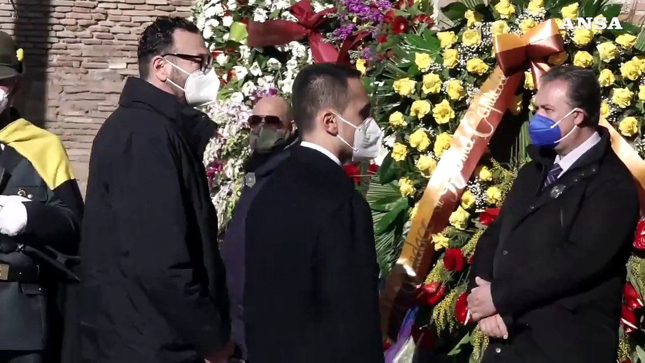 Sassoli, funerali di Stato a Roma: l'arrivo di von der Leyen
