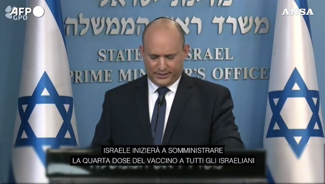 Israele, il primo ministro: Inizieremo a somministrare la quarta dose di vaccino agli over 60