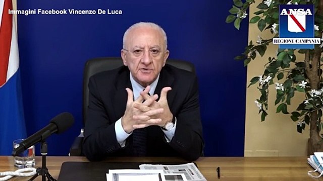 Covid, Vincenzo De Luca: Non riapriamo le scuole medie ed elementari