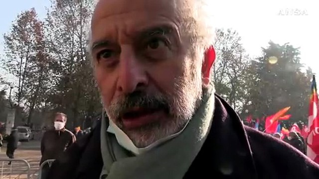 Sciopero generale, Gad Lerner a Milano: Non e' lesa maesta' verso Draghi